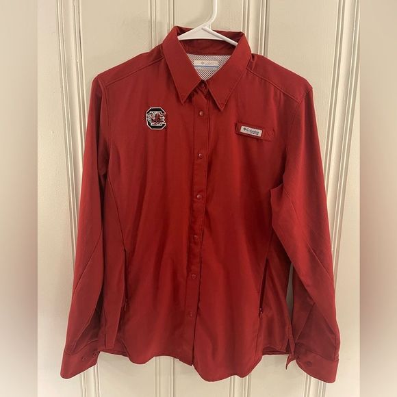 Columbia Women’s Gamecocks‎ Long Sleeve PFG Shirt Size M - Picture 2 of 4